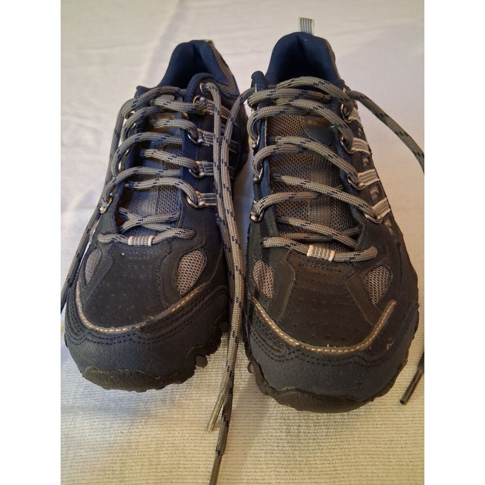 Skechers Compulsion Canyon Run Women's Size 8.5 Hiking Shoes Black Gray 46757